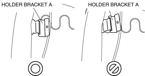 Mazda 2. FRONT SEAT BACK TRIM REMOVAL/INSTALLATION