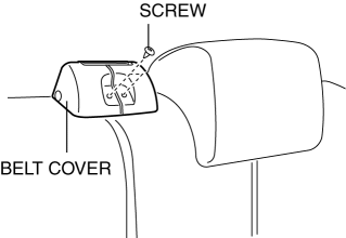 Mazda 2. REAR SEAT BACK FRAME REMOVAL/INSTALLATION