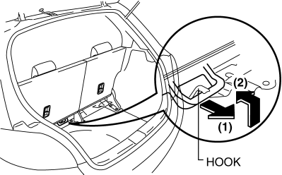 Mazda 2. REAR SEAT CUSHION REMOVAL/INSTALLATION