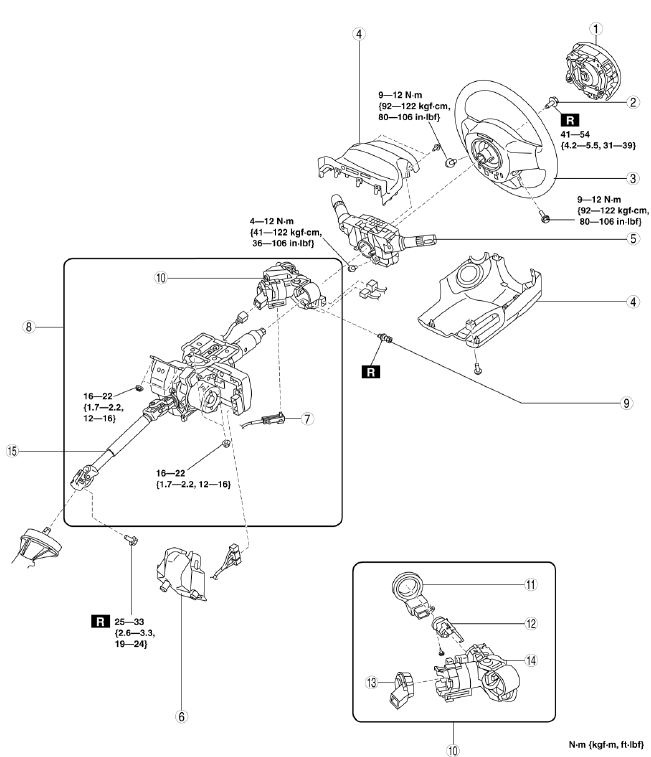 Mazda 2. STEERING