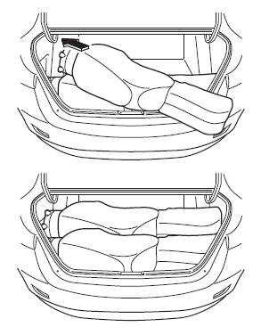 Loading golf bags (only Saloon)