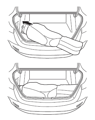 Loading golf bags (only Saloon)