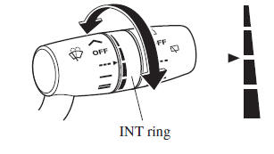 Variable-speed intermittent wipers