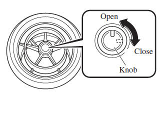 Air vent open/close