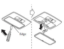 Overhead lights (Front) *