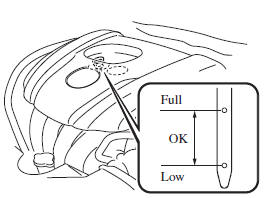 Inspecting Engine Oil Level