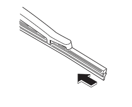 Replacing Rear Window Wiper Blade (Hatchback)